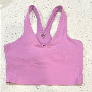 ALO Yoga Pink Racerback Sports Bra